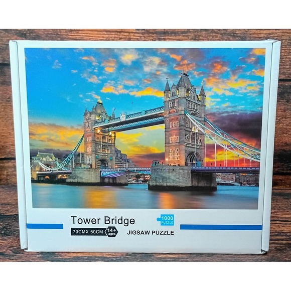 Other - Tower Bridge London 1000‎ Piece Jigsaw Puzzle Sunset Scene AA168-11 New Sealed